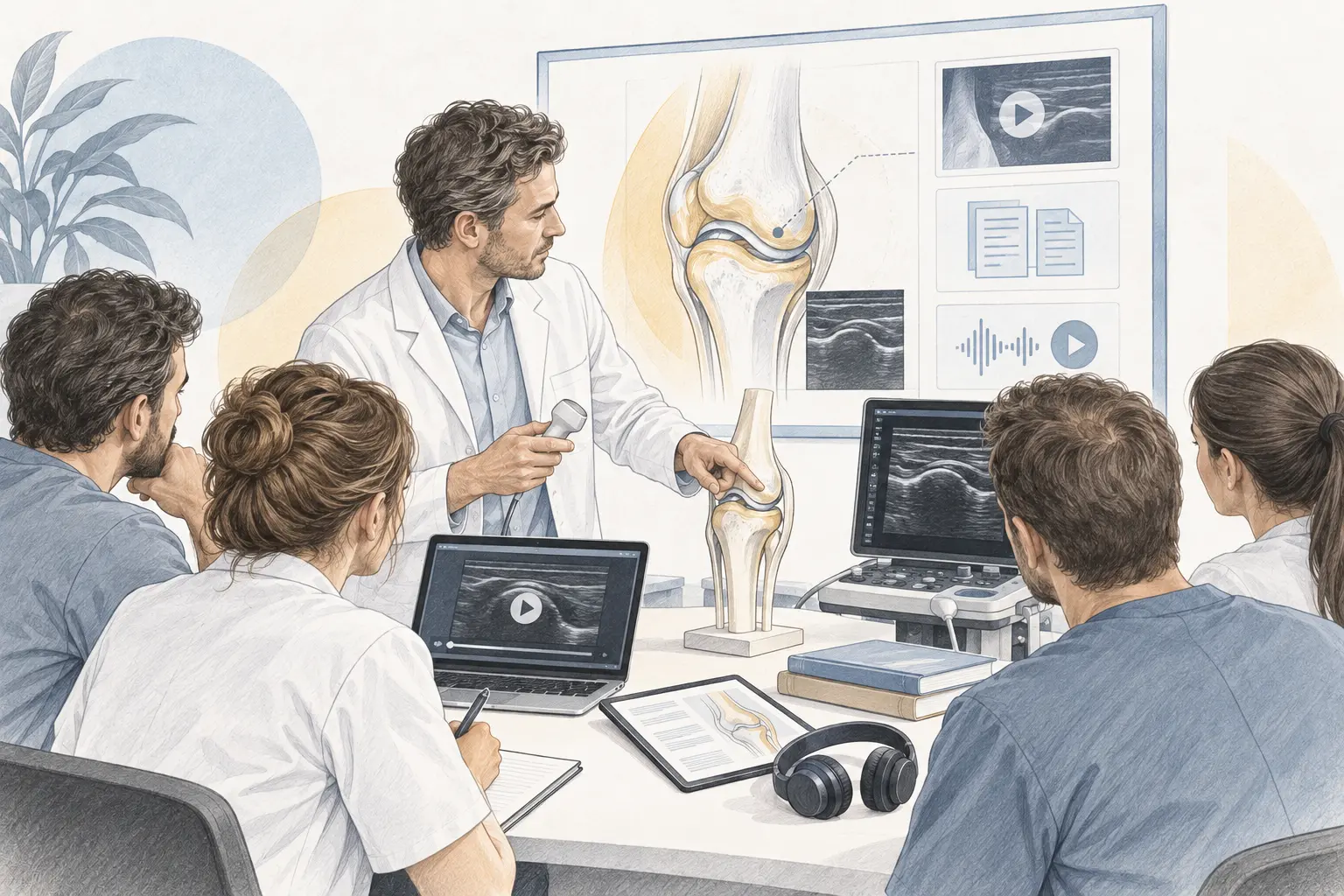 Musculoskeletal ultrasound training for doctors and physiotherapists. Medical content prepared by: Tomasz Poboży - orthopaedic surgeon.