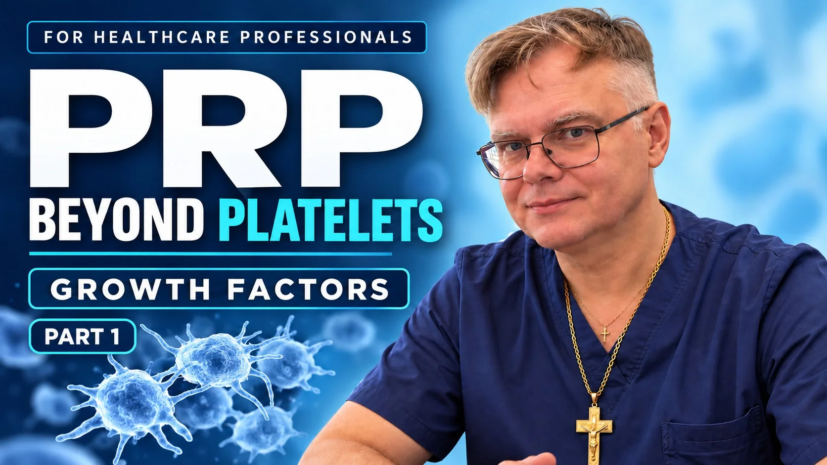 PRP Beyond Platelets — Growth Factors, Part 1. Educational video for healthcare professionals by Tomasz Pobozy. Medical content prepared by: Tomasz Poboży - orthopaedic surgeon.