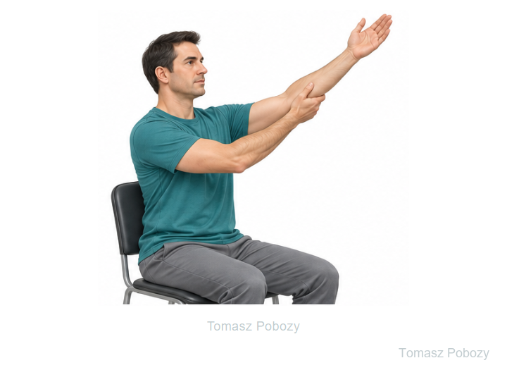 Subscapularis tendon repair — rehabilitation protocol — Assisted elevation. Prepared by Tomasz Poboży — orthopaedic surgeon.