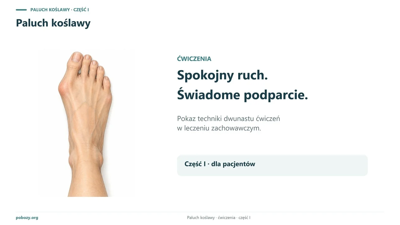 Paluch koślawy: instruktaż ćwiczeń — kliknij, aby obejrzeć film